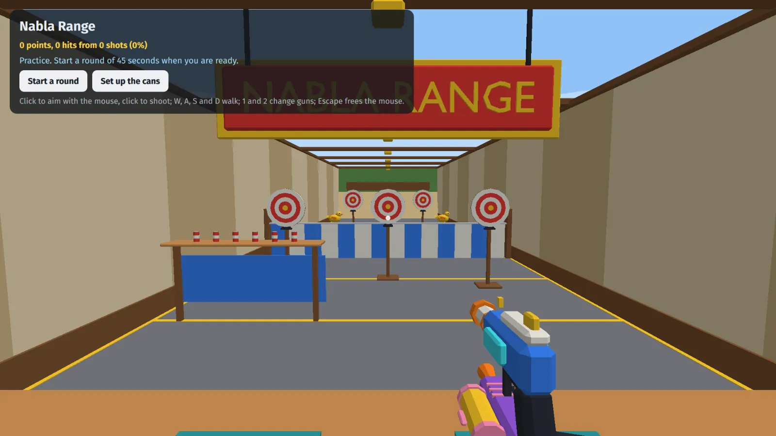 Range: a shooting range in virtual reality